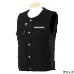 【アウトレット】 オレンジブルー 防寒ウェア マズメ ヒーターベスト L ブラック MZFW-802
