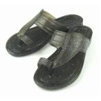 下田漁具(Shimoda-Gyogu) ギョサン　キッズ　２０．０ｃｍ　ラメクリアブラックの画像