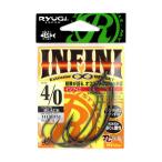 ささめ針 リューギ インフィニ HIN051 #4/0 ブラック【ゆうパケット】