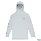  одежда AFTCO(afko) Men*s Jason Christie Hooded LS Performance Shirt M63127 L(US размер -M) Gray
