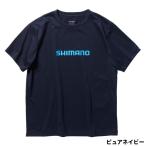  Shimano одежда dry Logo футболка Short рукав XL чистый темно-синий SH-021W