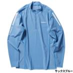 [ outlet ] Shimano одежда вода liperu половина Zip рубашка длинный рукав XL sax голубой SH-040X