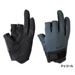 [ товар ограничен ] Shimano перчатка Basic перчатка 3 XL уголь GL-008V 3шт.@ порез [.. пачка ]