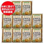 とうもろこし 炊き込みごはんの素 送料無料 炊き込みご飯の素 2合 北海道 とうもろこし 1袋×10 簡単調理 調味料 料理の素 とうきび 炊き込みご飯