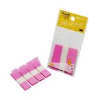 (3個セット) 住友スリーエム 680RH-1 ポスト・イット ふせん ジョーブ フラッグ 透明 詰替え ハーフサイズ 詰替用 4個パック ローズ おまとめセット