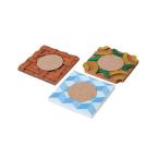 (2 шт. комплект )a- Tec ArTec дерево гравюра Coaster 3 листов комплект Kids ручная работа конструктор детский сад модный свободный construction из дерева изобразительное искусство обучающий материал craft творчество 