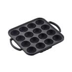 (2 шт. комплект ).. металлоконструкция 954099 takoyaki 16 дыра черный plate металлический литье IH соответствует электро- style .. сделано в Японии Ikenagaikenaga