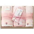 秋ギフト お歳暮 2025   ギフト プレゼント 今治謹製 さくら紋織 桜染めフェイスタオル2P&ウォッシュタオル（木箱入） SM2240 内祝い お返し  C6055549
