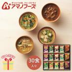 味噌汁 ギフト 2026 アマノフーズ フリーズドライ みそ汁ギフト(30食) 40SHA  挨拶 引越し 内祝い 26-0470-024