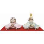 雛人形 雛飾り 夢羽(ゆめは)雛こはるモウセン飾り コンパクト マンションサイズ 手作りちりめん細工 桃の節句