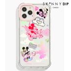 iphoneケース  スキニーディップ SKINNY DIP iPhone15 ミッキー ミニー LOVE ハート DISNY ディズニー ピンク クリア