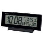  Seiko часы (Seiko Clock) глаз ... часы обычно лампочка-индикатор радиоволны цифровой календарь температура влажность отображать ночь тоже видно чёрный * часть чёрный 82