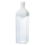 HARIO(ハリオ) カークボトル 1200ml ホワイト 樹脂製 縦横 ピッチャー 茶こし付き 日本製 KAB-120-W