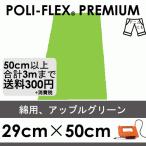 アップルグリーン 29cm×50cm アイロン転写用 ラバーシート プロ仕様 ポリ・フレックス プレミアム  467