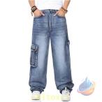  Denim брюки брюки багги широкий брюки мужской низ Denim джинсы ji- хлеб zonchi- свободно большой Silhouette мягкий всесезонный ... удобный 