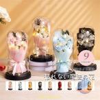  консервированный цветок искусственный цветок роза 7 колесо букет .. нет цветок LED свет Valentine zonchi- White Day День матери входить . тип . видеть Mai . память день стекло купол проект прозрачный очарование 