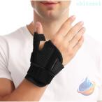 親指付け根サポーター スポーツ指保護固定リスト 親指関節腱鞘炎疲労 通気性テープ式指カバーゾンチーフリーサイズ 左右兼用 1個 ベランダ 畑 簡単設置