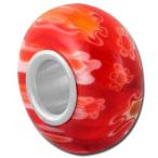 バブルルルビーズ（Bauble LuLu beads） Millefiori Mille-Fire Flower、パンドラ（Pandora）、トロールビーズ（Trollbeads）等幾通りものカスタマイズ可能！