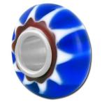 バブルルルビーズ（Bauble LuLu beads） Millefiori Mille Cobalt、パンドラ（Pandora）、トロールビーズ（Trollbeads）等幾通りものカスタマイズ可能！