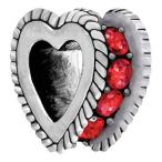 バブルルルビーズ（Bauble LuLu beads）July Open Heart、パンドラ（Pandora）、トロールビーズ（Trollbeads）等幾通りものカスタマイズ可能！