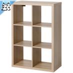 ショッピングikea IKEA - イケア - KALLAX - カラックス - オープンシェルフ ユニット ホワイトステインオーク調 77x112 cm (006.323.81)