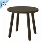 ショッピングikea 【 IKEA - イケア -】STOCKHOLM 2025 -ストックホルム 2025- サイドテーブル オーク材突き板 ダークブラウン 55 cm (105.865.57)