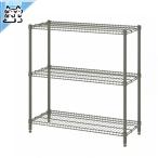 ショッピングikea IKEA - イケア - OMAR -オマル- シェルフユニット グレーグリーン 92x36x94 cm スチールシェルフ (204.830.83)