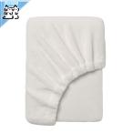 IKEA - イケア - KRANSSALVIA -クランサルヴィア- ボックスシーツ ホワイト 80x200 cm (306.040.65)