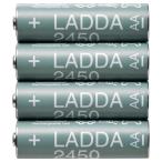 ショッピングikea IKEA - イケア - LADDA -ラッダ- 充電式電池  HR06 AA (単3形) 1.2V 2450mAh 4 ピース (505.046.92)