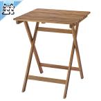 [ IKEA - Ikea -]ASKHOLMEN -ask ho ru men - садоводство стол наружный для складной темно-коричневый 60x62 cm (505.574.97)