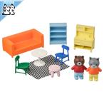 IKEA - Ikea - HUSET -f- комплект - миниатюра мебель & фигурка living салон / кухня многоцветный (505.974.98)