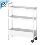 IKEA - Ikea - NISSAFORS - nissa сила - полка Wagon белый 50.5x19x67 cm (706.029.84)