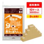 ひも付 規格袋 北海道規格 9号 24x33cm 0.030mm厚 透明 100枚x30冊x10箱 FHH-09-10 食品検査適合 RoHS指定 サンキョウプラテック