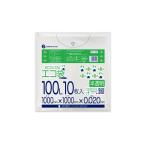  мусорный пакет 100L половина прозрачный 100x100cm 0.020mm толщина 10 листов KN-103bara большой полиэтиленовый пакет солнечный both pra Tec 