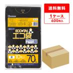  мусорный пакет 70L чёрный 80x90cm 0.020mm толщина 10 листов x60 шт. KN-72 солнечный both pra Tec 