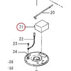  высокий вращение насос LSR2.4S конденсатор (21)[801076000039] Tsurumi завод 