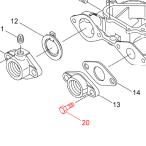  кожа Ace NF3-250S для болт M10×25 2 шт. комплект (c20)[36403314]