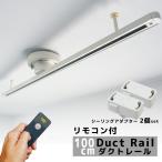 ダクトレール ライティングレール リモコン付き 引掛けプラグセット シーリングライト 1m 100cm スポットライト