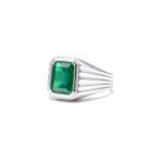 Yahoo! Yahoo!ショッピング(ヤフー ショッピング)EPHEMERAL / Gangster signet ring （EMERALD）