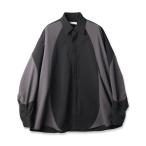 JieDa(ジエダ) /SWITCHING SHIRT (BLACK)
