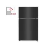 【送料別】maxzen(マクスゼン）:JR087ML01GM [ガンメタリック] 【右開き】87L 2ドア冷蔵庫 4571495431052