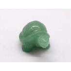 天然石 置物 インド翡翠 亀