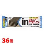 ショッピングプロテインバー 森永 inバージュニアプロテインココア×36本 インバー
