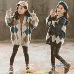  tops вязаный кардиган девочка Kids детский девушки . какой . рисунок zonchi-ko-ti gun весна одежда длинный рукав осень одежда зима одежда a-ga il передний открытие вязаный свитер теплый 