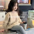  свитер Kids ребенок девочка мужчина ученик начальной школы весна осень-зима 100cm вязаный одежда tops zonchi- длинный рукав ... круглый вырез детская одежда одноцветный cut and sewn Junior младенец защищающий от холода теплый 