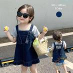  футболка сумка Kids ребенок Denim комбинезон юбка cut and sewn комплект zonchi- Корея одежда темно-синий 90 100 110 120 комбинезон все в одном джинсы 