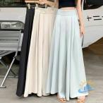  плиссировать гаучо брюки широкий брюки шифон flare pants s машина cho широкий zonchi- брюки талия резина can tsu большой размер relax одежда приятный .. весна 