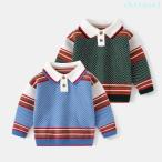  ребенок одежда осень-зима вязаный boys полоса рисунок tops длинный рукав хлопок воротник имеется zonchi- свитер casual военно-морской флот способ . зеленый надеты поворот body type покрытие сверху товар видно ходить на работу 
