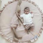  baby коврик Sunny коврик оборка одноцветный Северная Европа модный ковер круглый круглый низкая упругость ...zonchi- всесезонный living пол младенец аккуратный сделал дизайн 