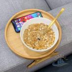  arm стол боковой стол tray складной круг диван мелкие вещи класть место хранения удобный zonchi- стол arm tray зажим стол бамбук компактный cup 